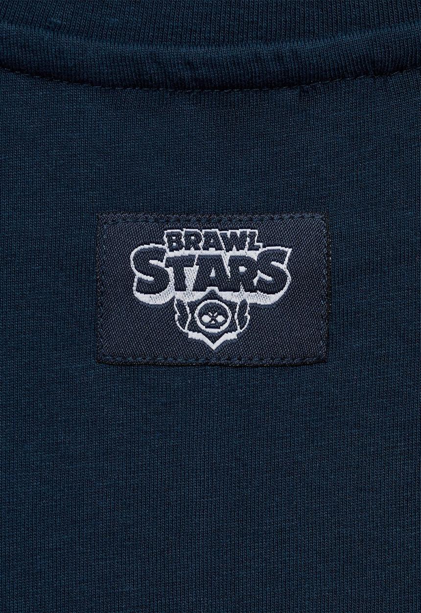 MANGO - T-shirt bslogo - navy
