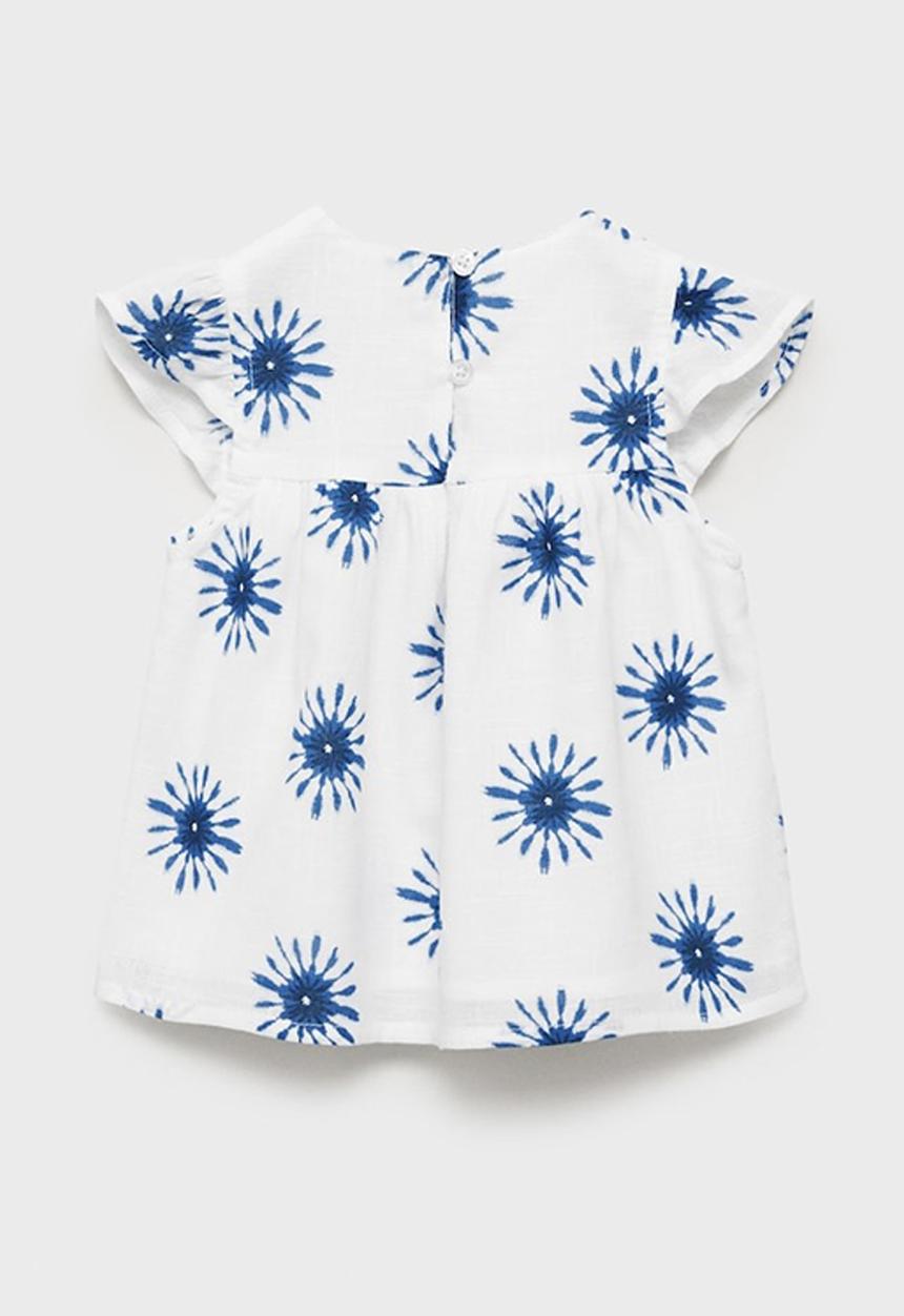 MANGO - Blouse solb - white