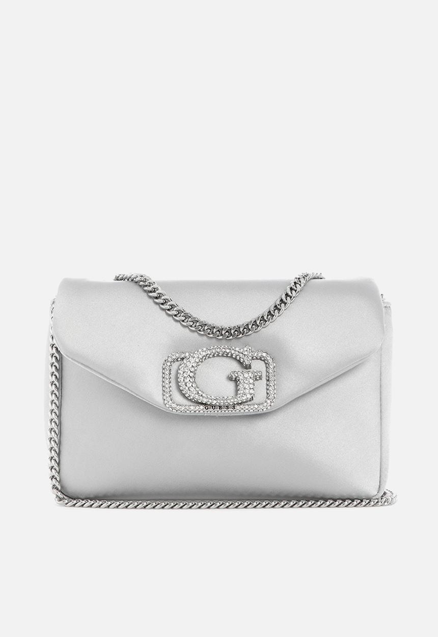 GUESS - Prue crossbody bag - silver