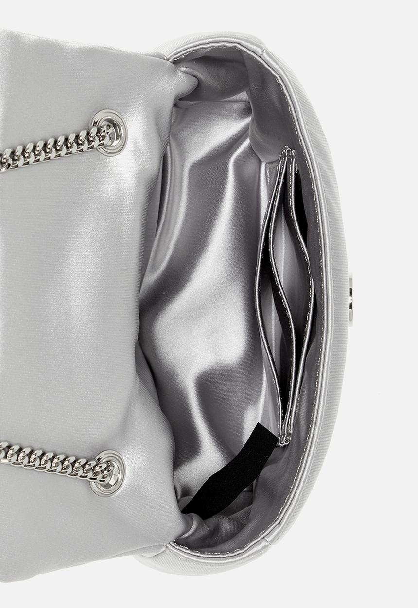 GUESS - Prue crossbody bag - silver