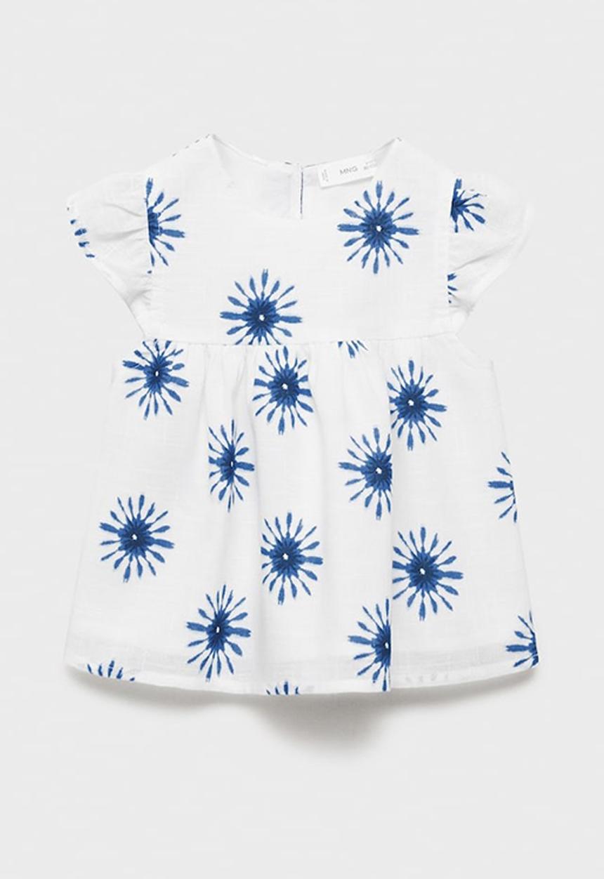 MANGO - Blouse solb - white