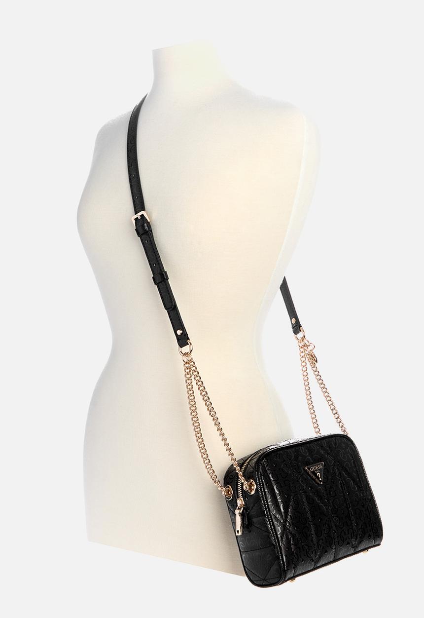 GUESS - Aldina camera crossbody - black