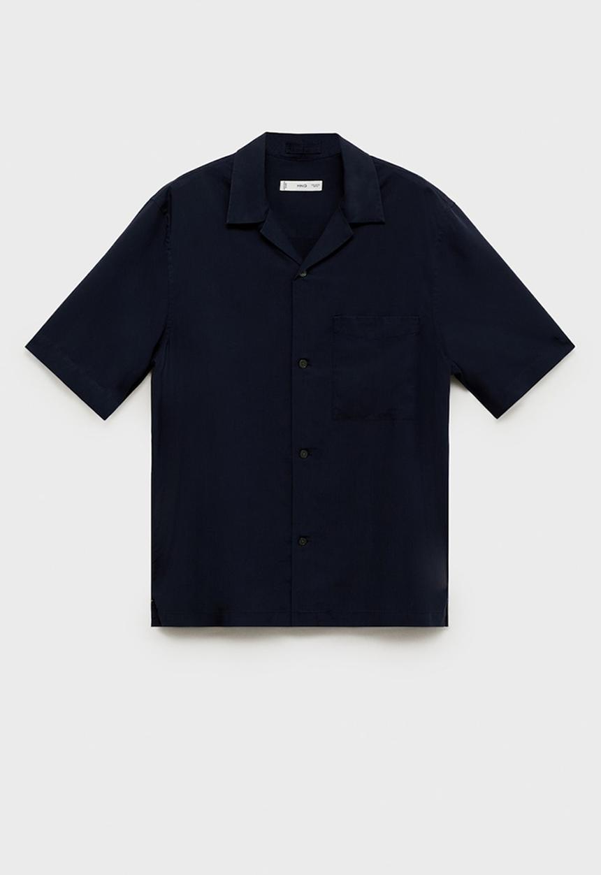 MANGO - Shirt MALAGA - Navy