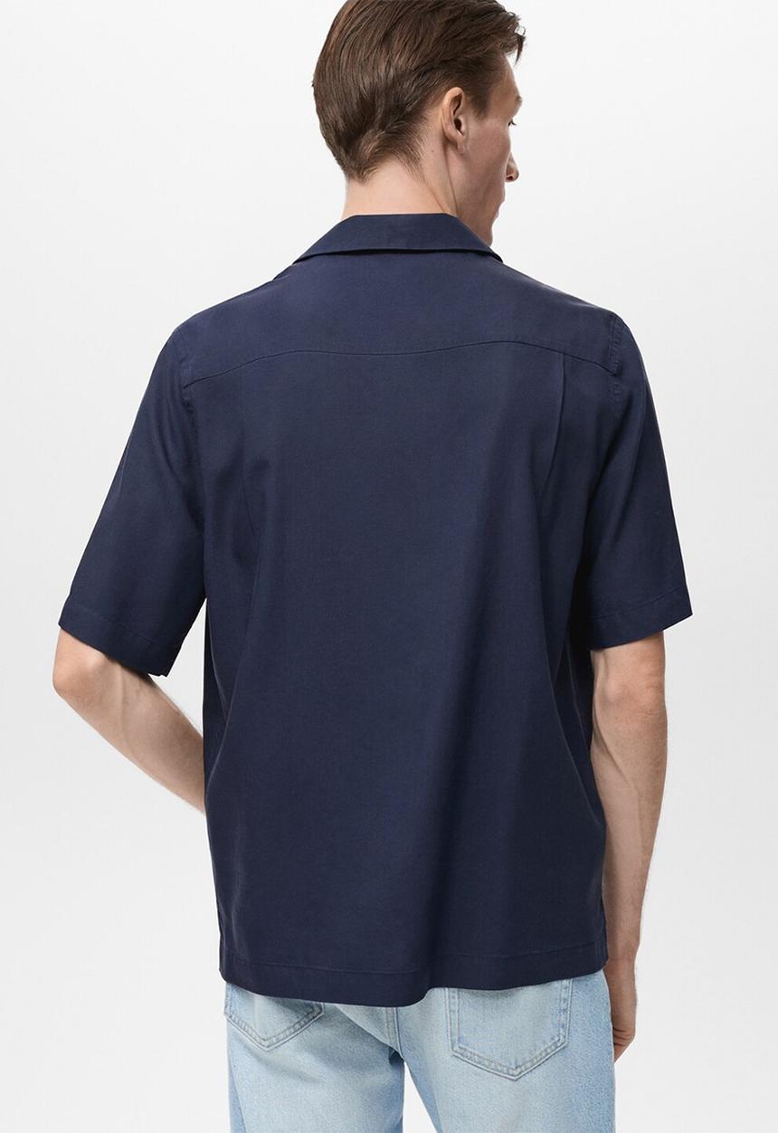 MANGO - Shirt MALAGA - Navy