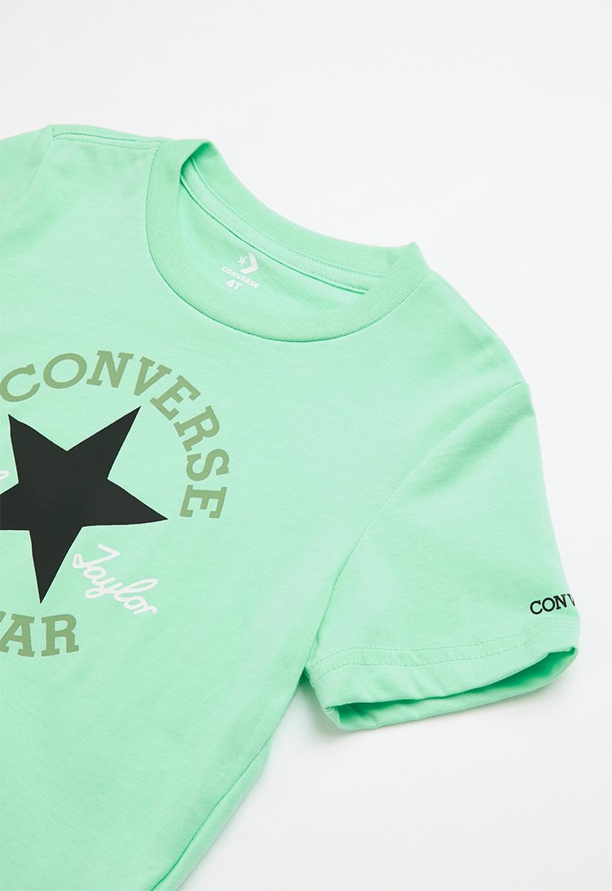 Converse - Converse dissected chuck patch tee and shorts set - black & green