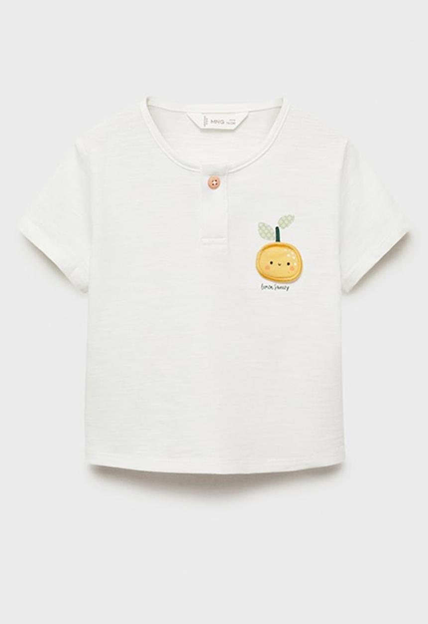 MANGO - T-shirt fresh - natural