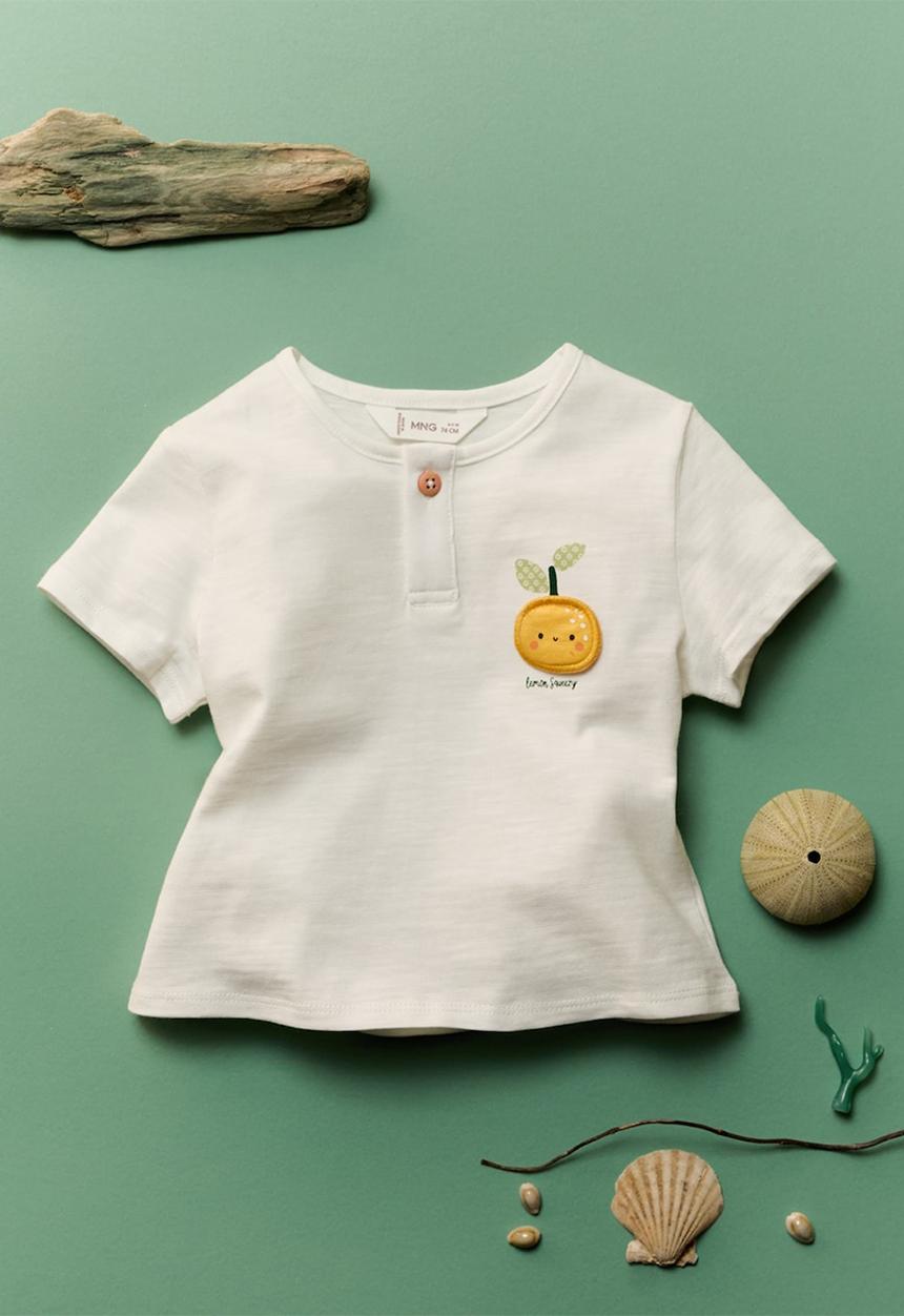 MANGO - T-shirt fresh - natural
