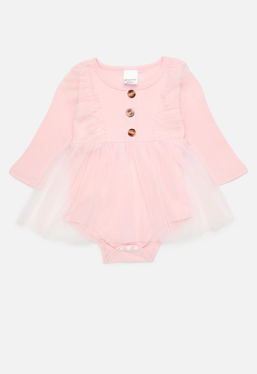 Pop Candy - Bodysuit with tulle skirt - light pink