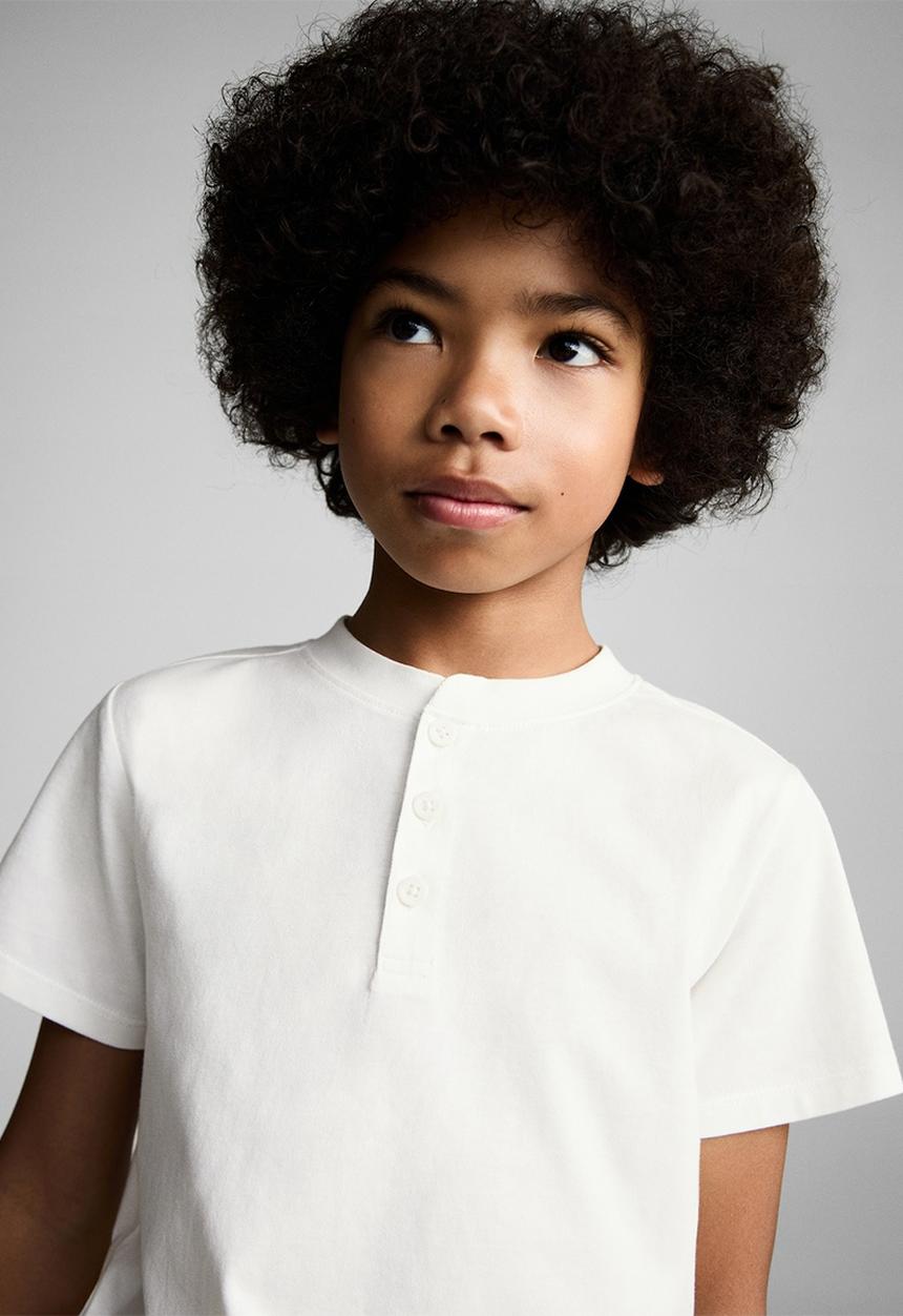 MANGO - T-shirt pani8 - natural