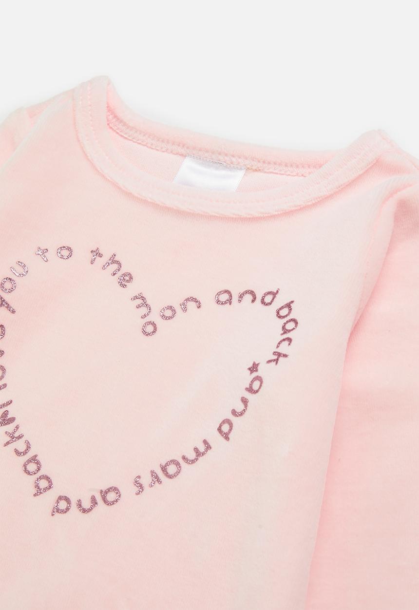 Pop Candy - Heart print sweatshirt - pink