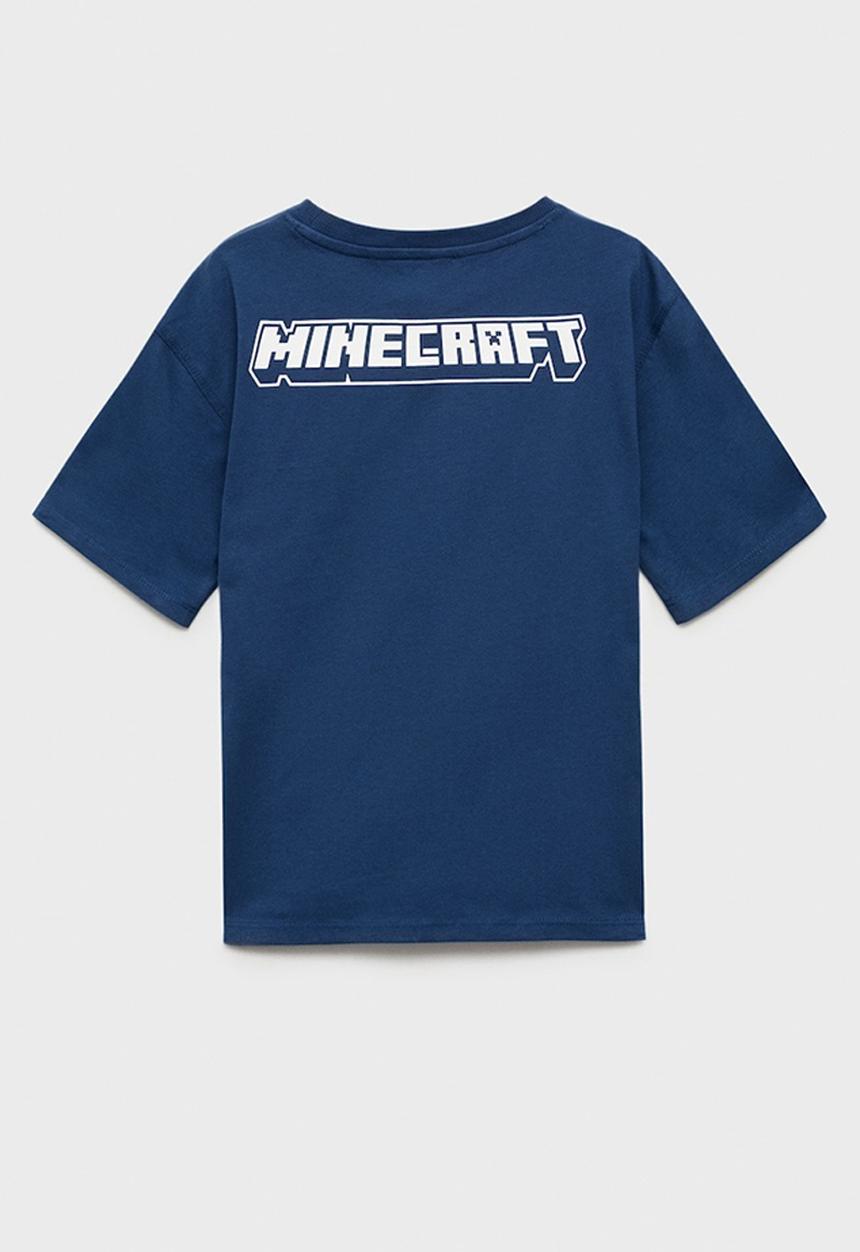 MANGO - T-shirt minecraf - navy
