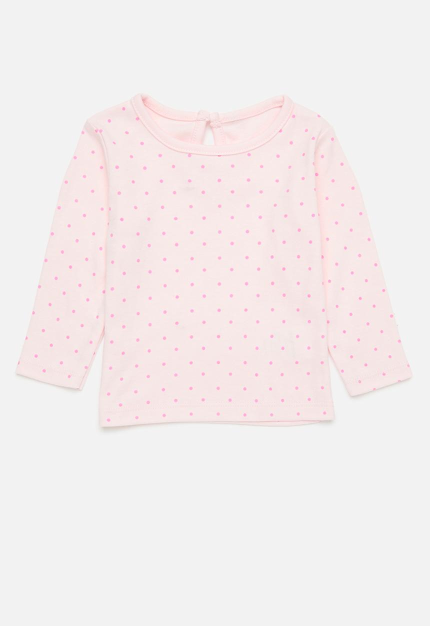 Pop Candy - Polka dot tee - pink