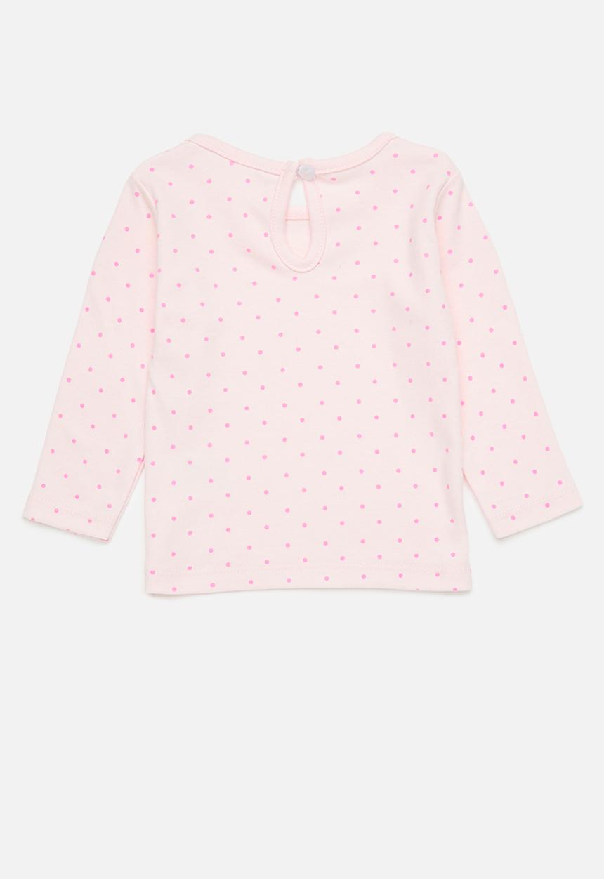 Pop Candy - Polka dot tee - pink