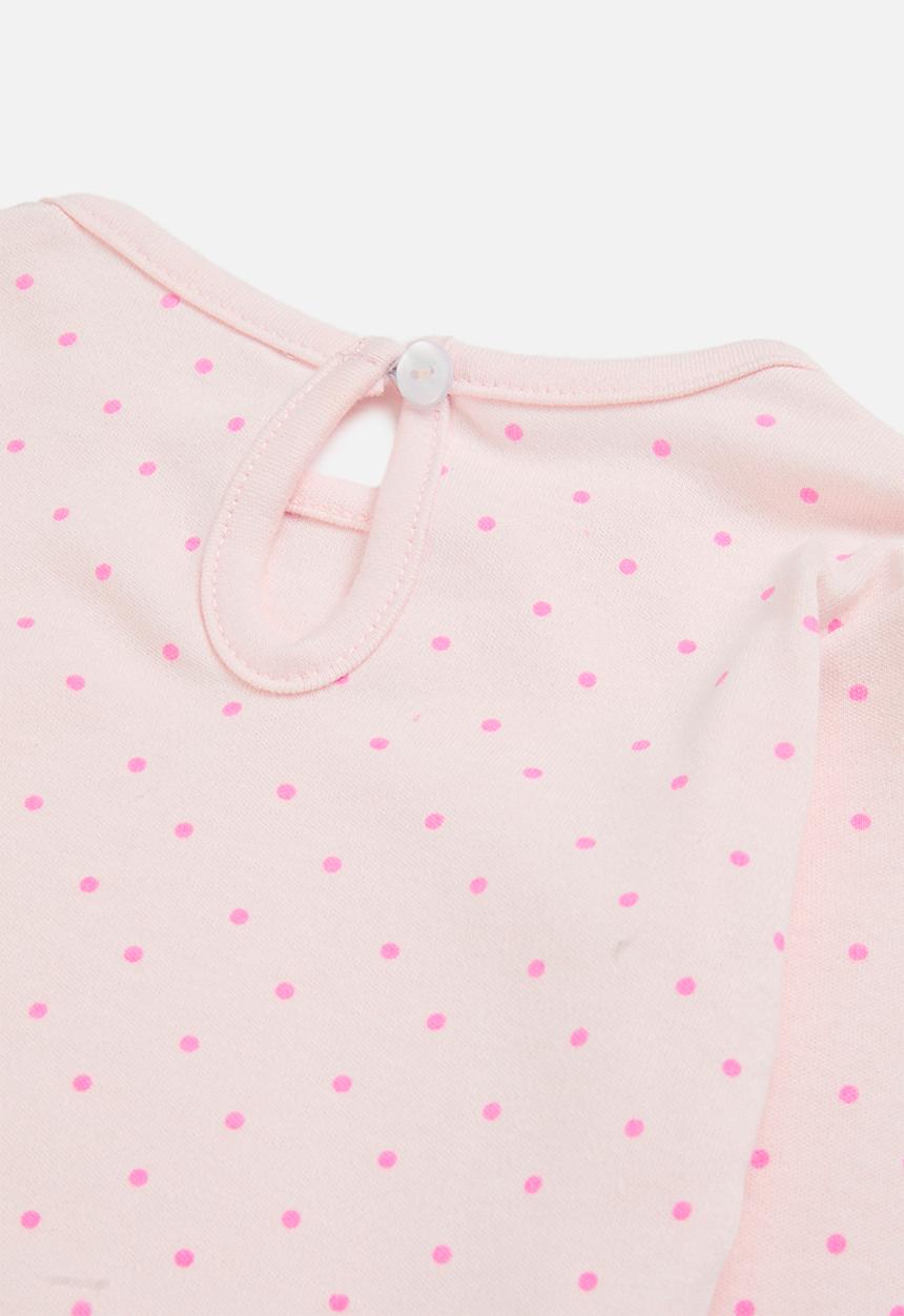 Pop Candy - Polka dot tee - pink