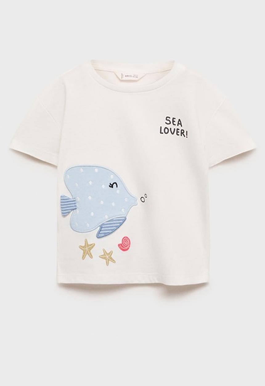 MANGO - T-shirt lover - natural