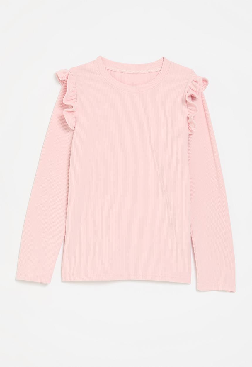 Pop Candy - Frilled top-pink