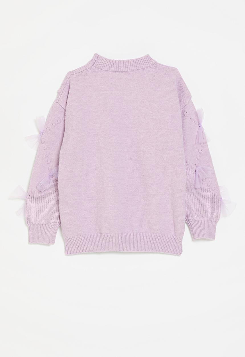 Pop Candy - Bow décor jersey - lilac