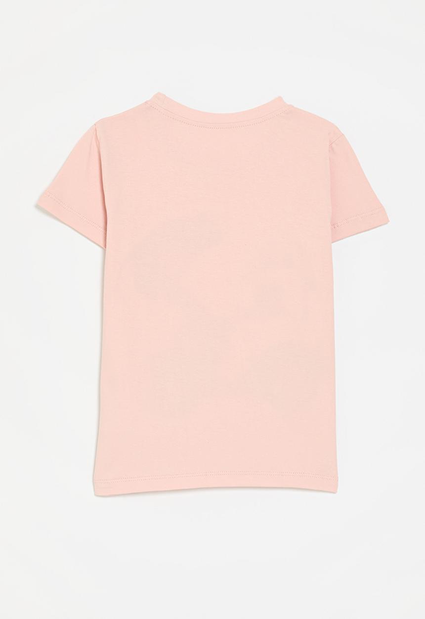 Pop Candy - Applique crew neck tee - pink