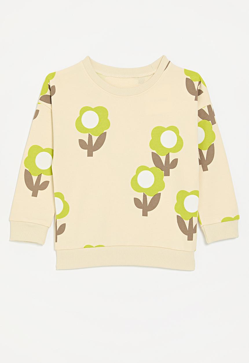 Pop Candy - Printed sweat top - beige