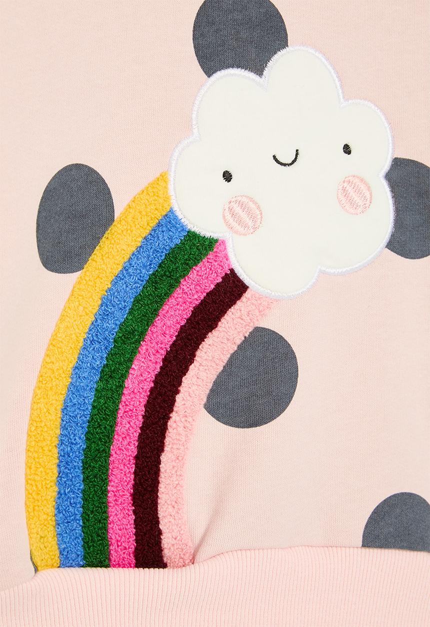 Pop Candy - Sweat top-pink & blue