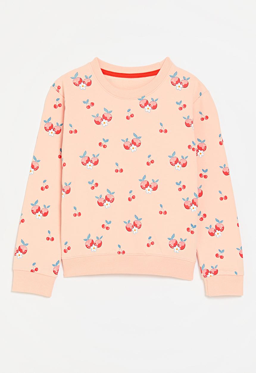 Pop Candy - Printed sweat top - orange