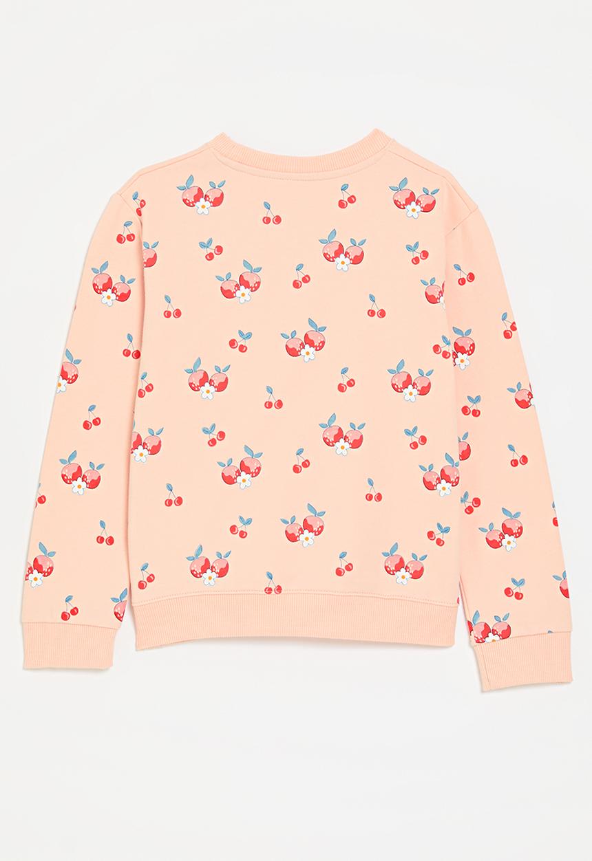Pop Candy - Printed sweat top - orange