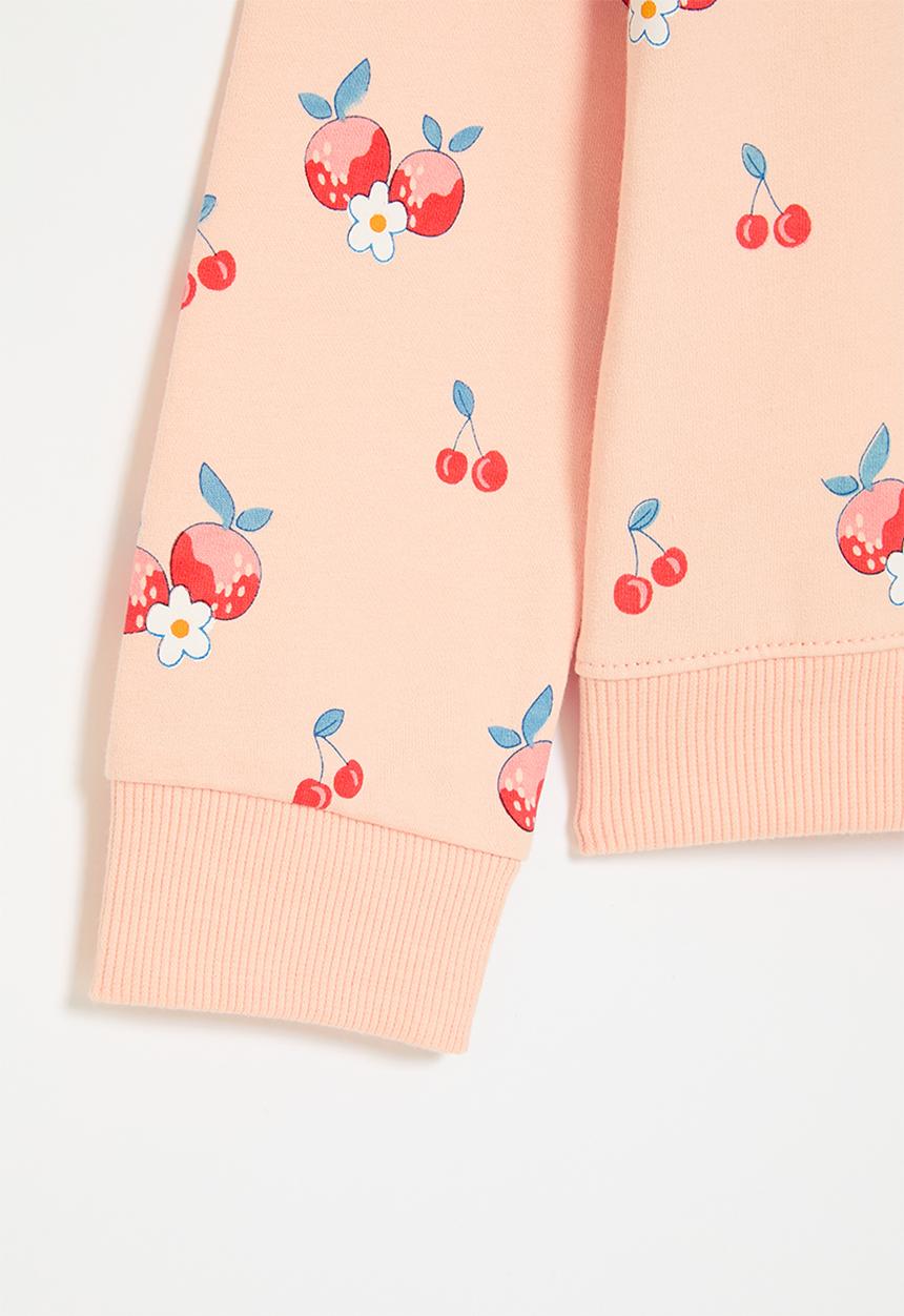 Pop Candy - Printed sweat top - orange