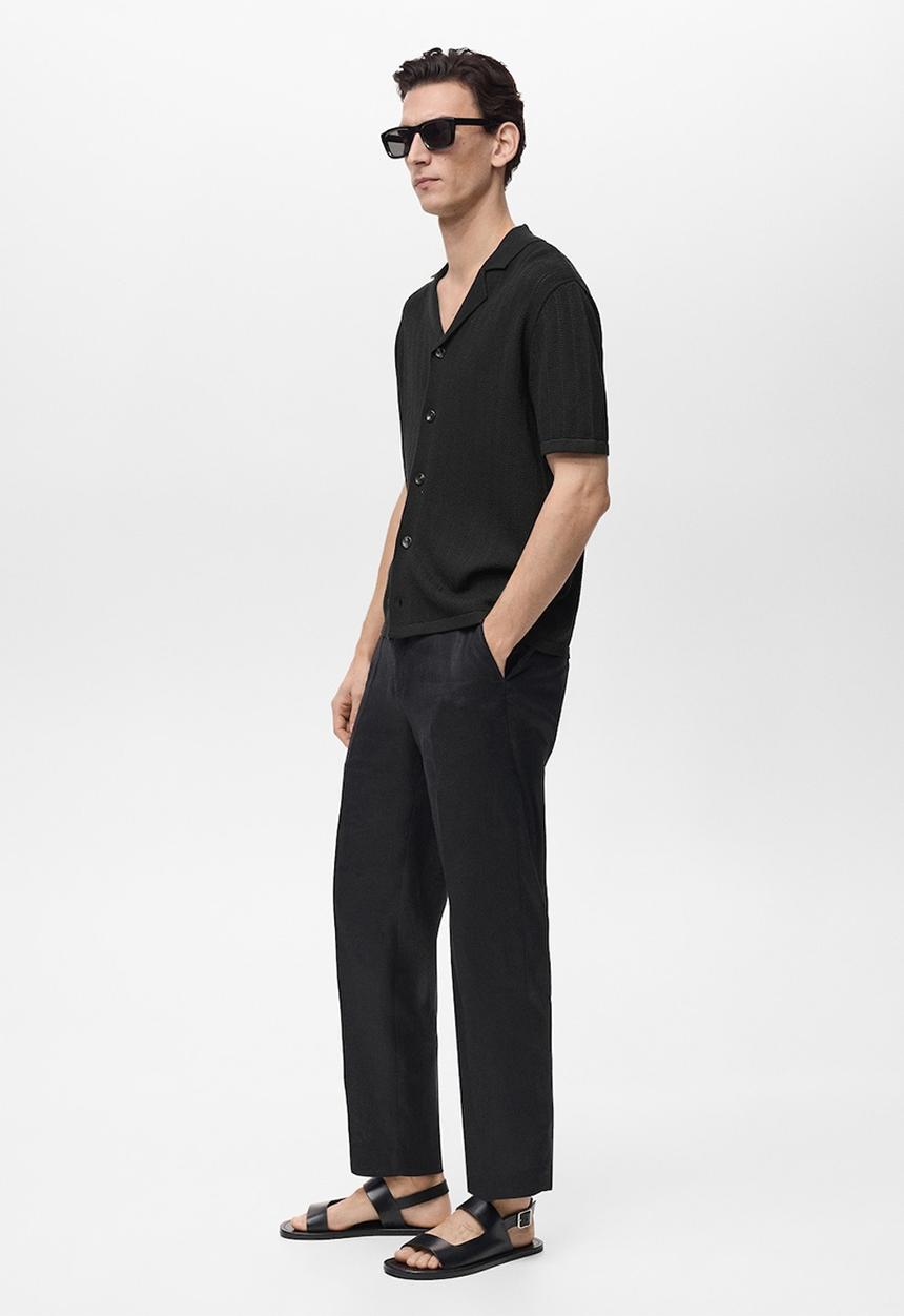 MANGO - Shirt SEUL - Black
