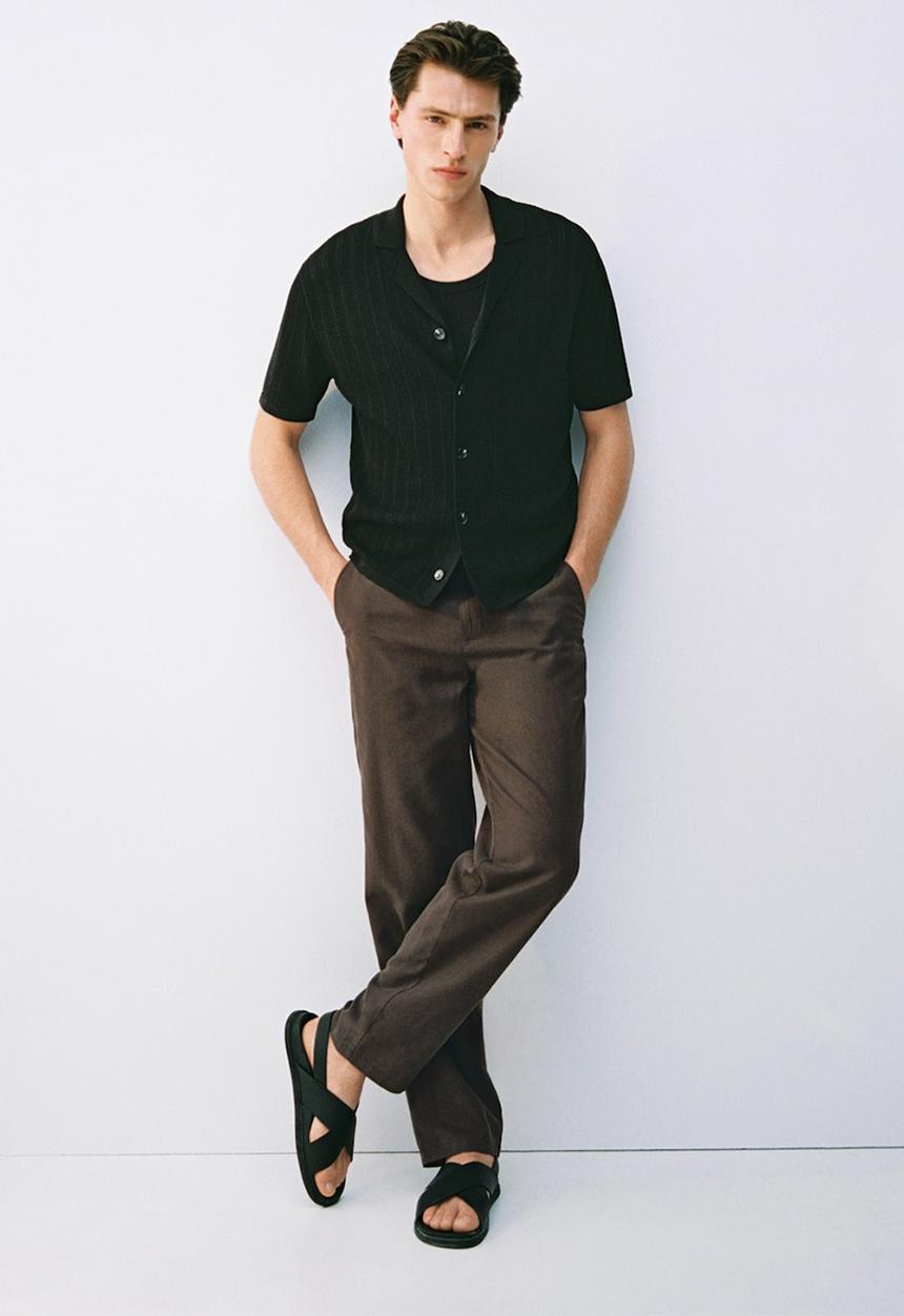 MANGO - Shirt SEUL - Black