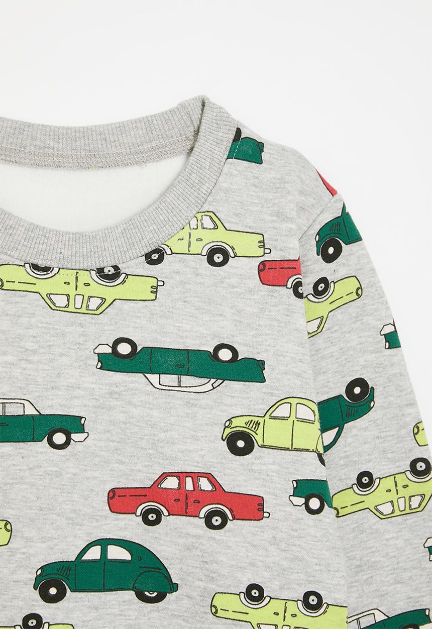 Pop Candy - Printed sweat top - grey