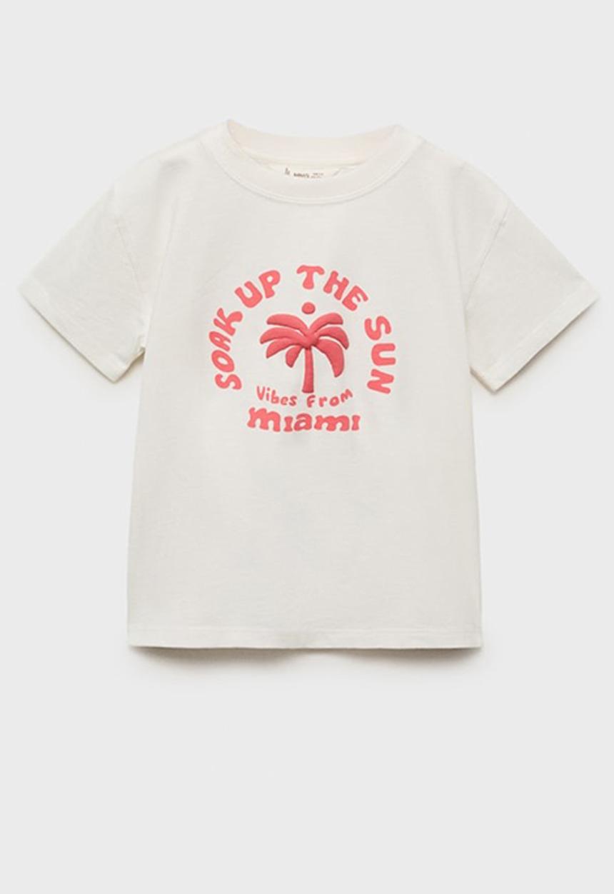 MANGO - T-shirt sun - natural