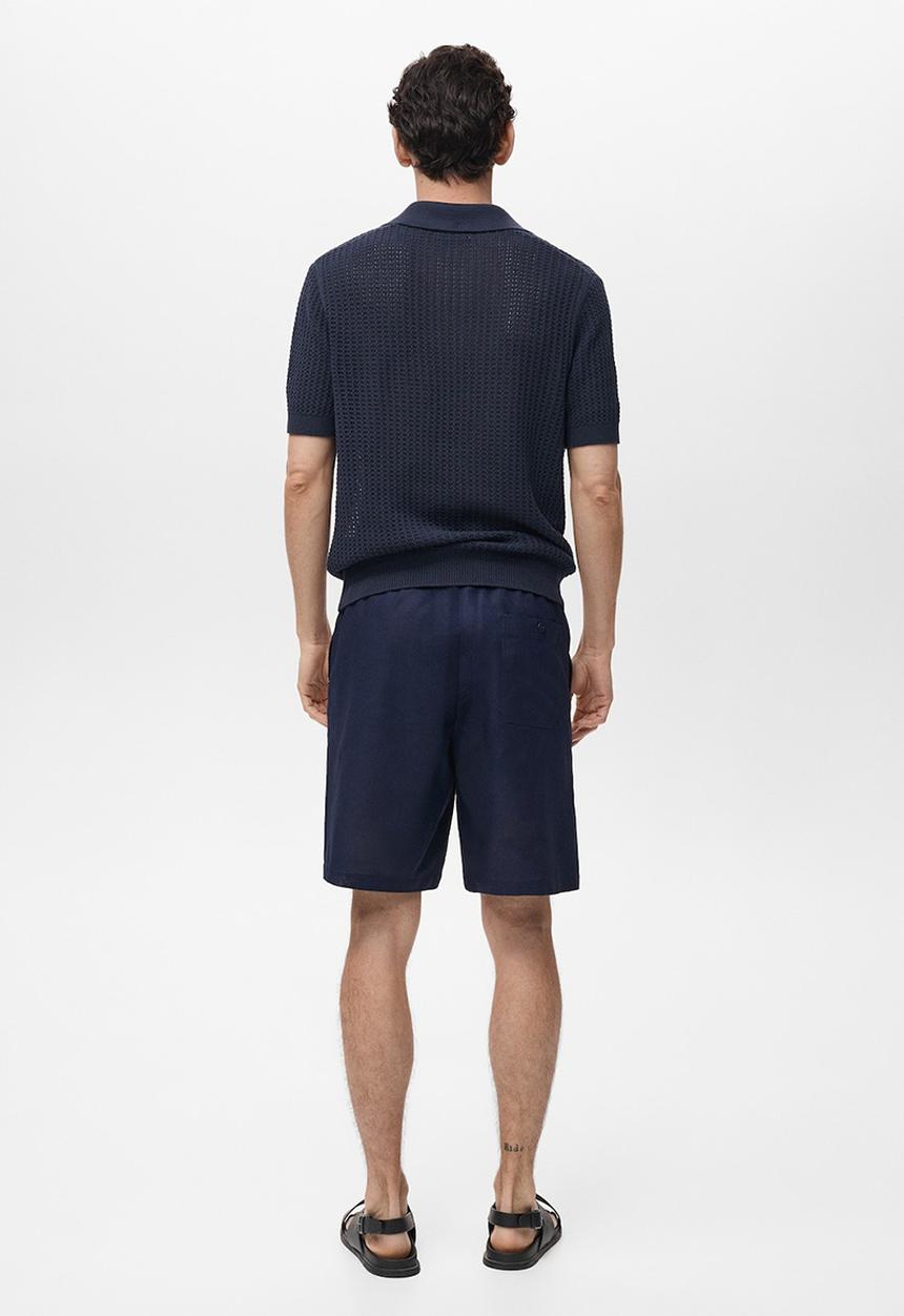 MANGO - Poloshirt CALIU - Medium Blue