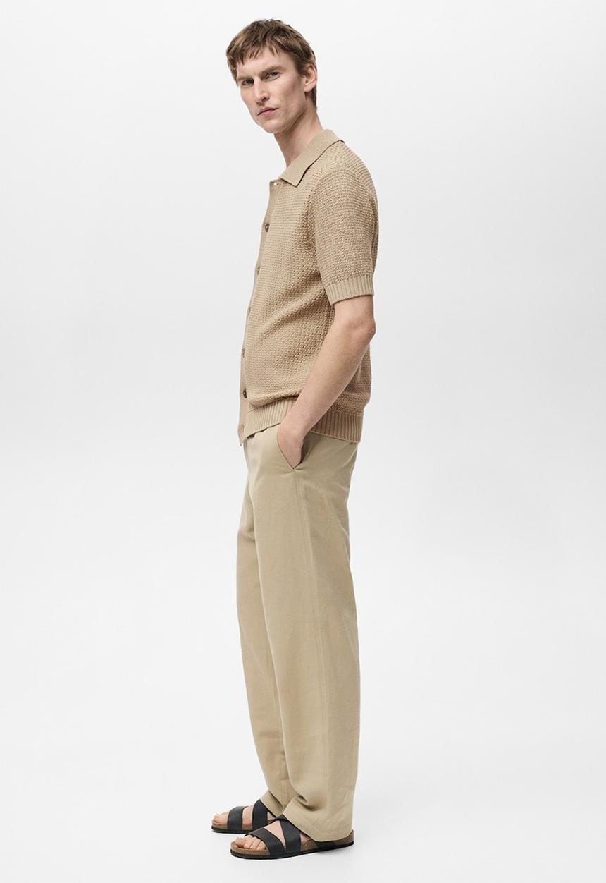 MANGO - Shirt PIEROLA - Beige