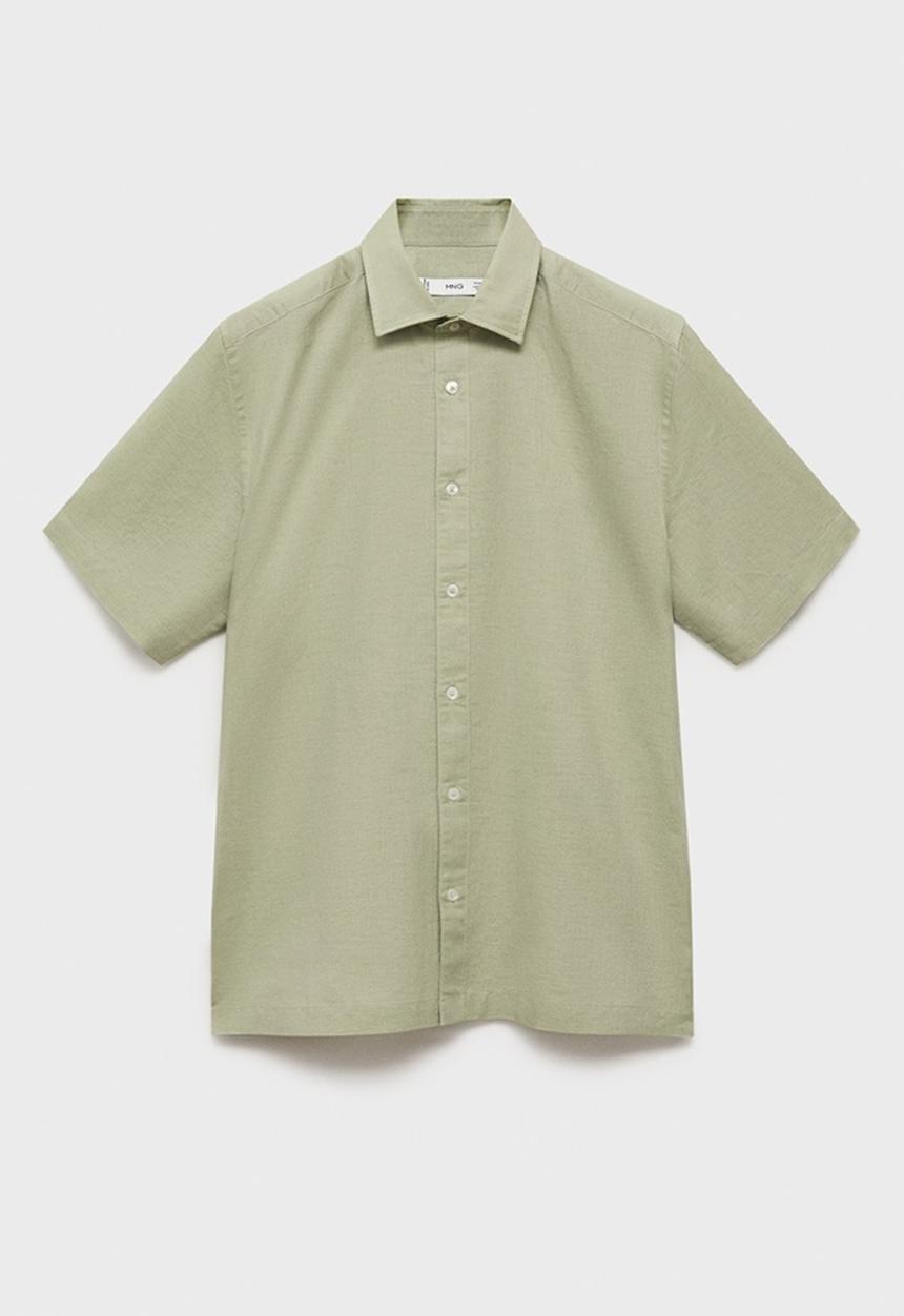 MANGO - Shirt ANTS - Light/Pastel Green