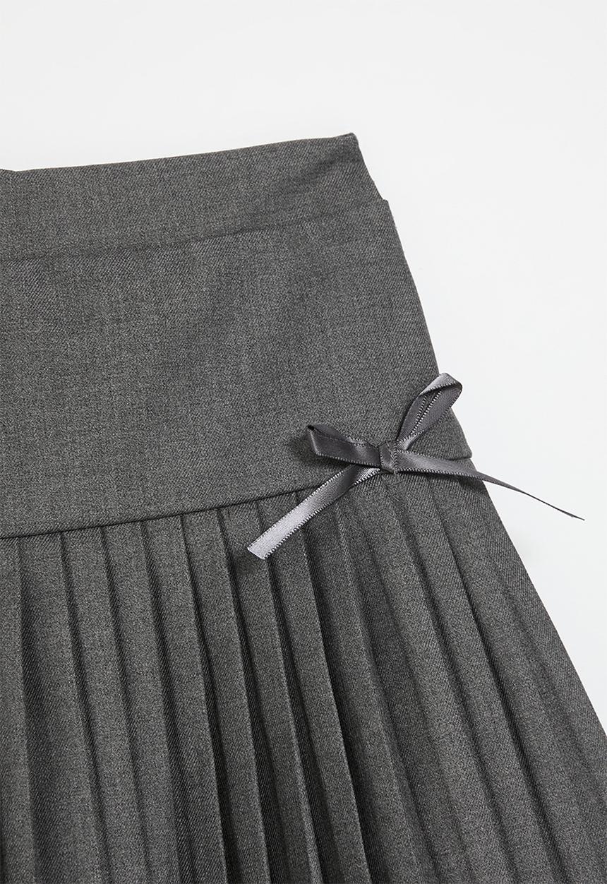 Pop Candy - Pleated mini skirt - grey