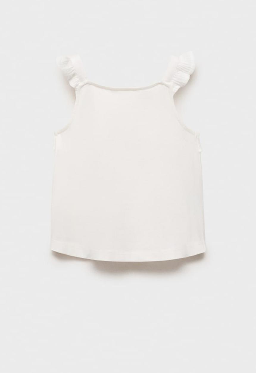 MANGO - T-shirt moni - natural