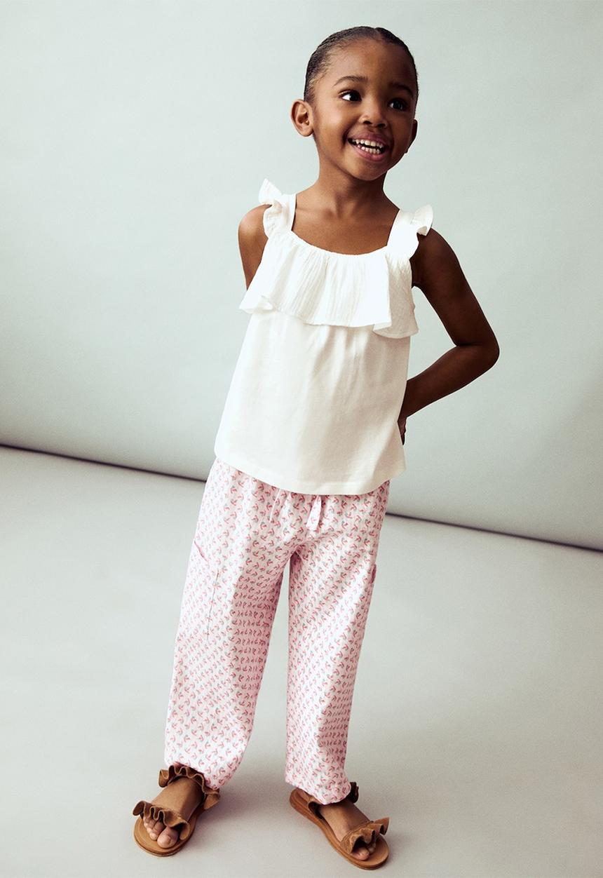 MANGO - T-shirt moni - natural
