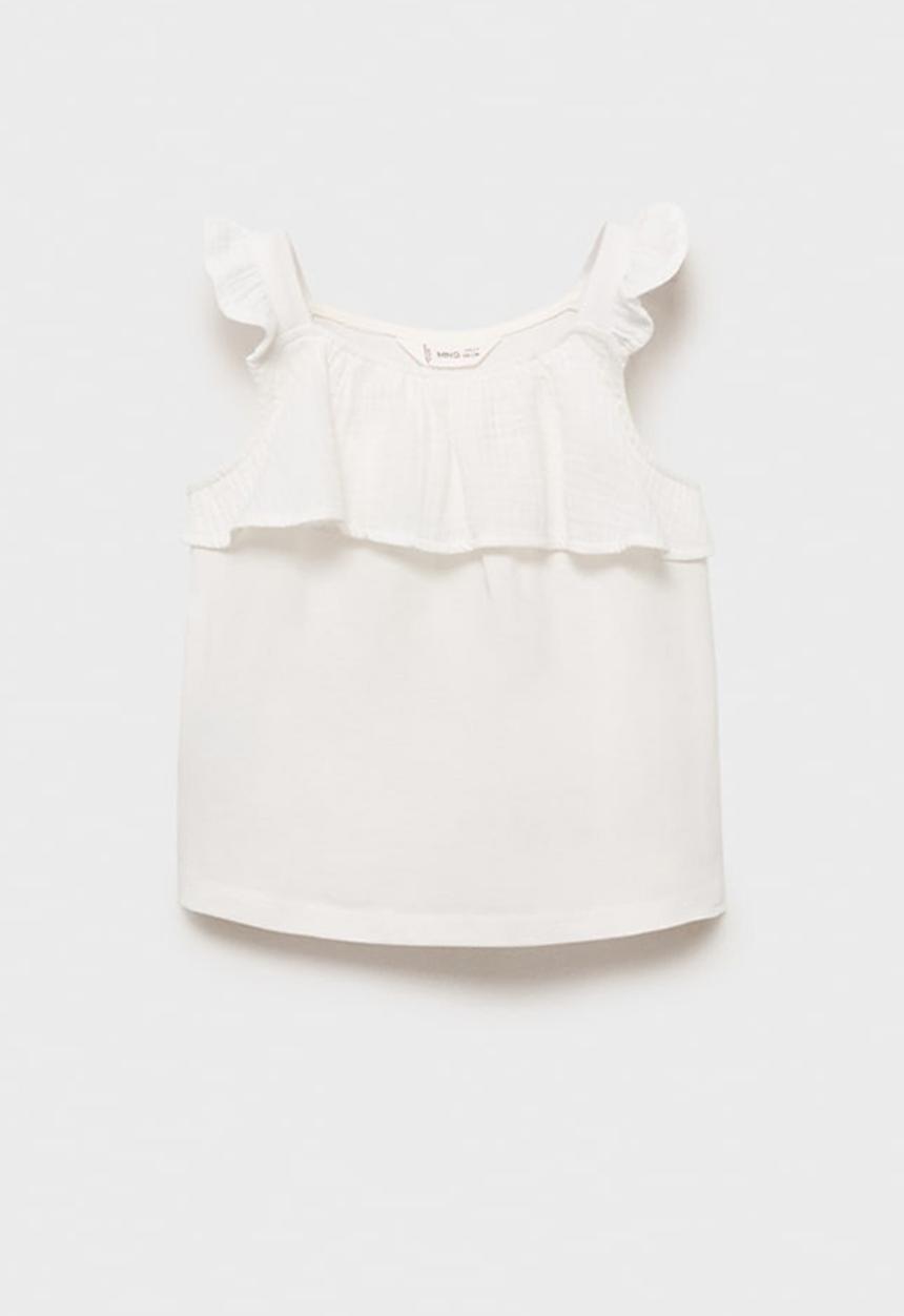 MANGO - T-shirt moni - natural