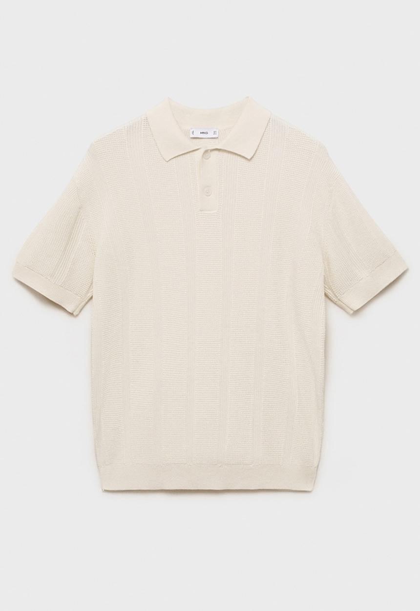 MANGO - Poloshirt GELAT - Light Beige