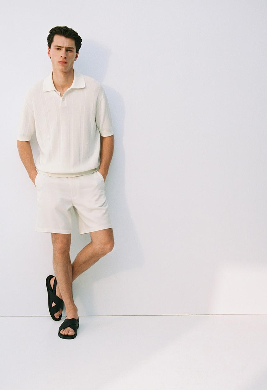 MANGO - Poloshirt GELAT - Light Beige