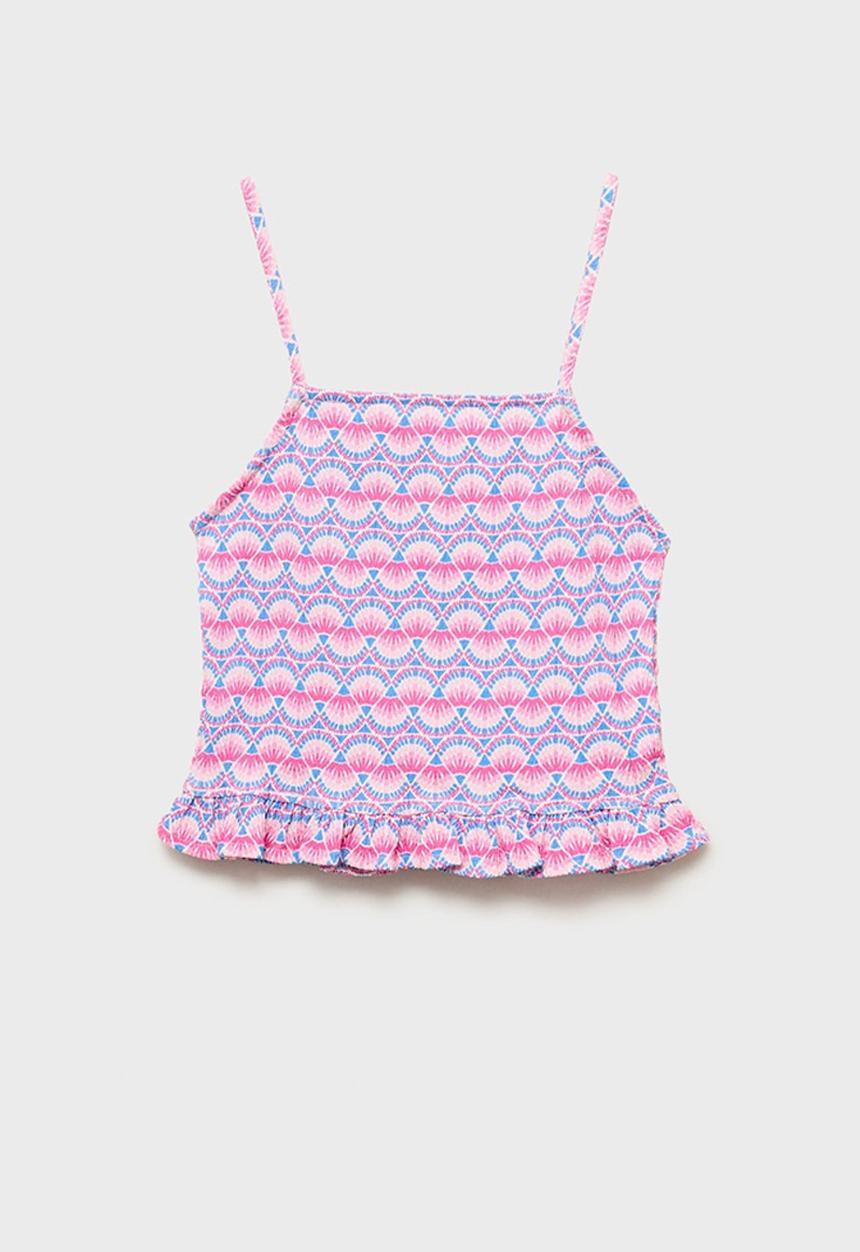 MANGO - T-Shirt Pai - Pink