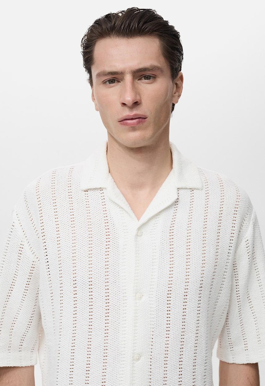 MANGO - Shirt MARTI - White
