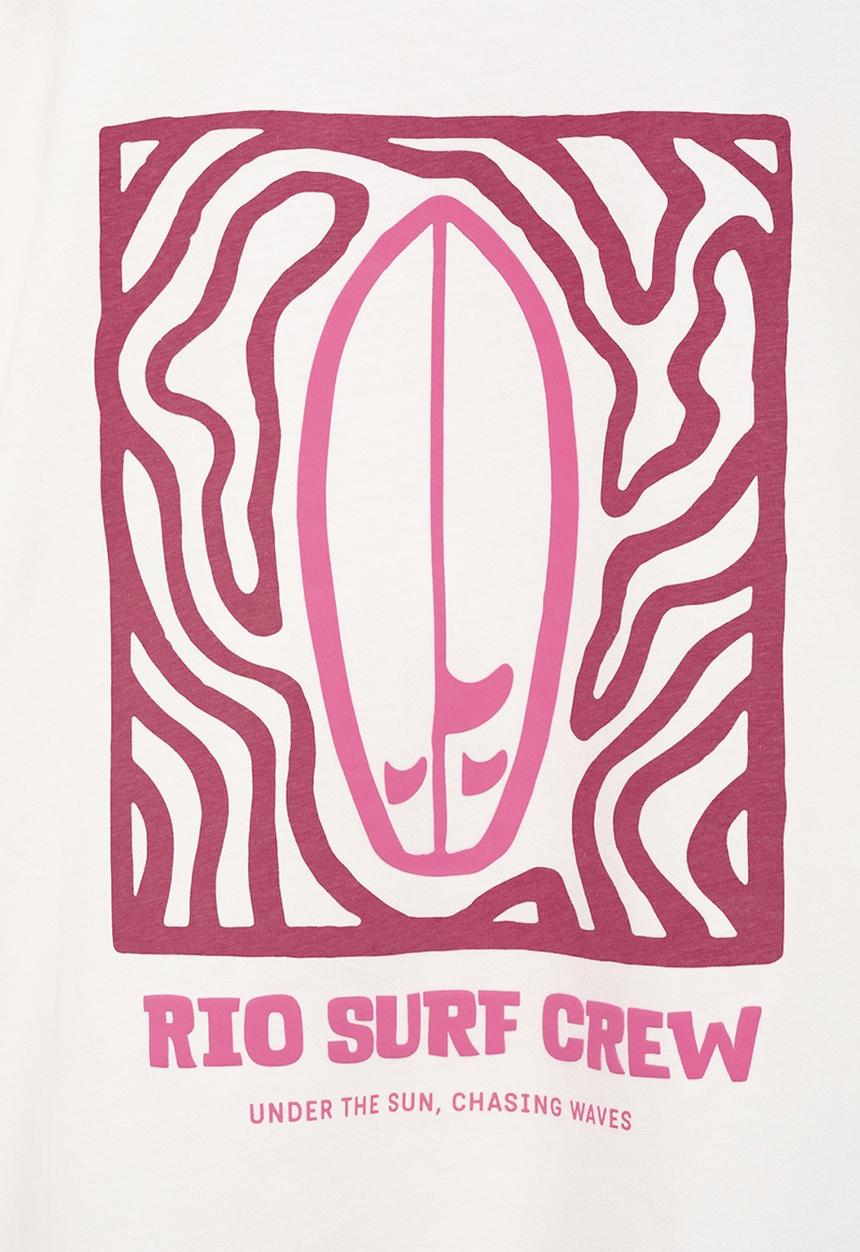 MANGO - T-Shirt Riocrew - Natural