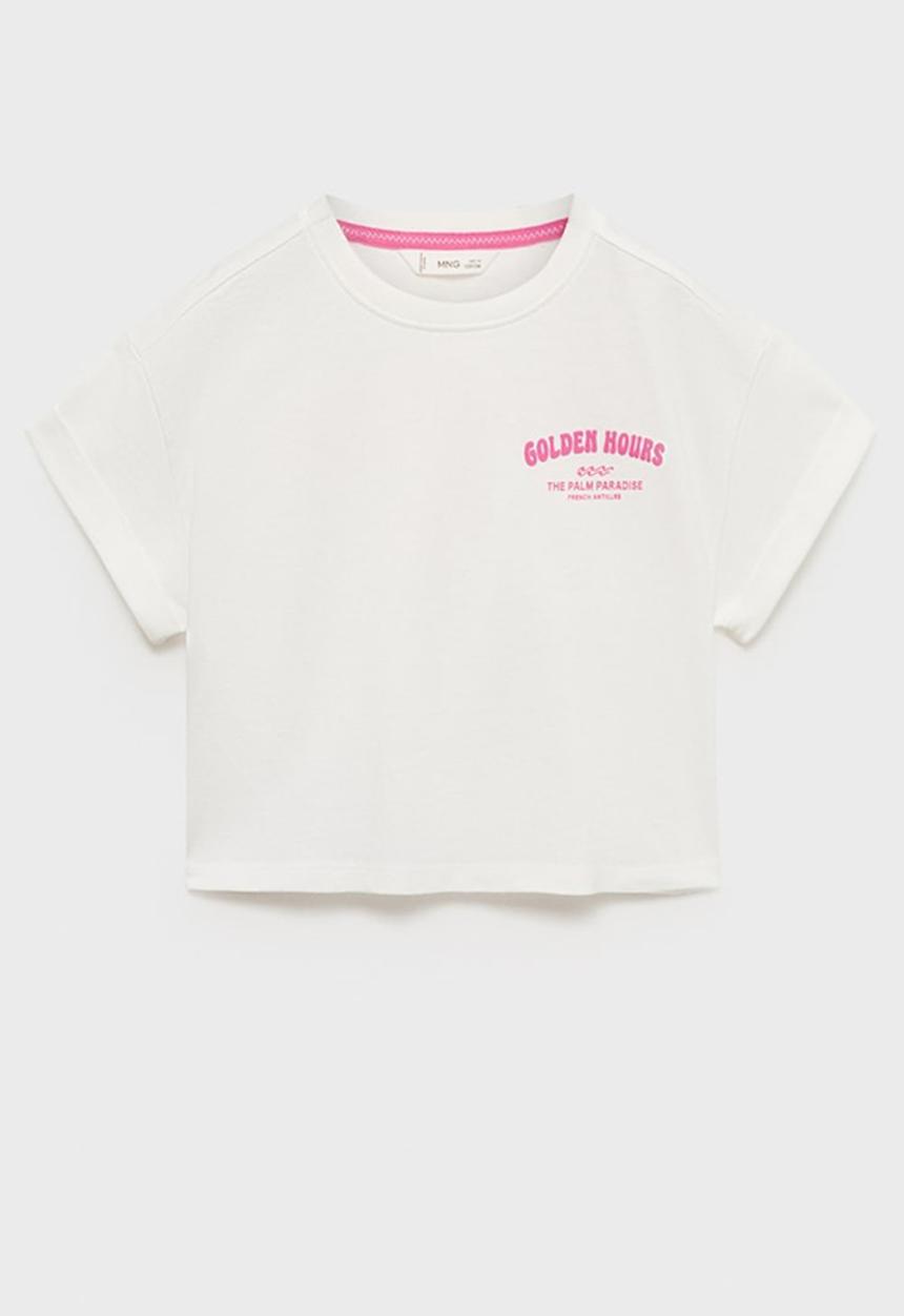MANGO - T-shirt barth - natural