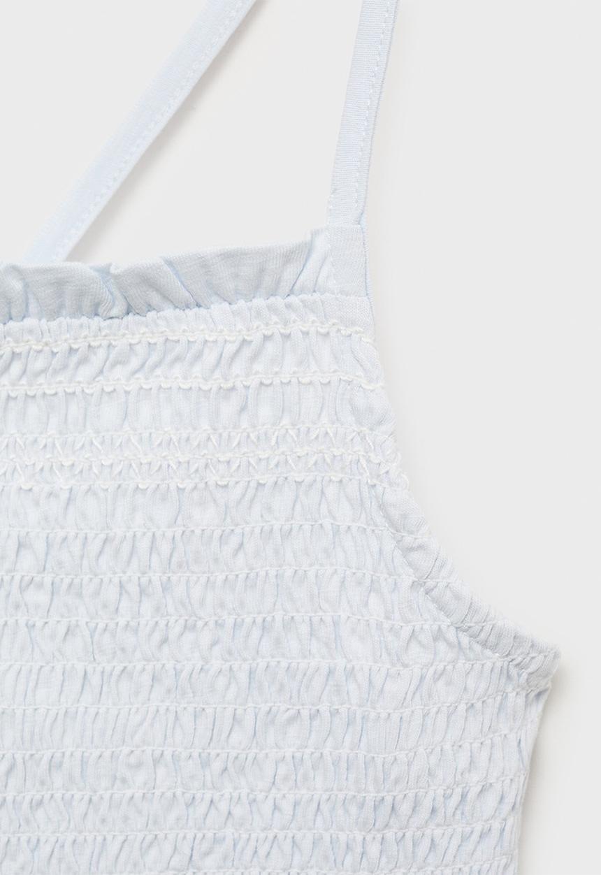 MANGO - T-shirt honey - light/pastel blue