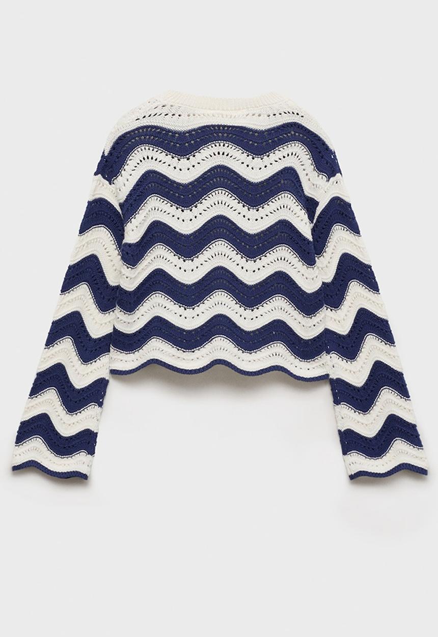 MANGO - Sweater hali - medium blue