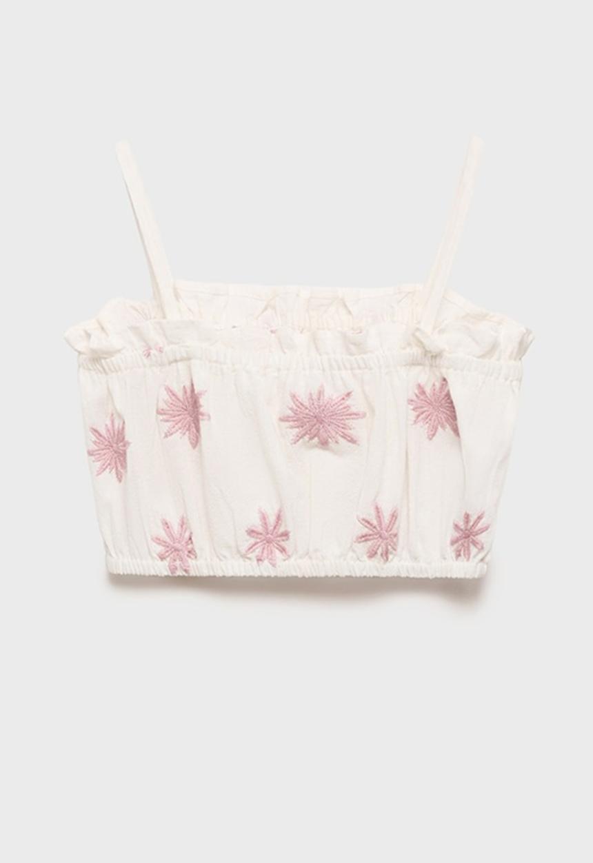 MANGO - Blouse scarlett - natural white