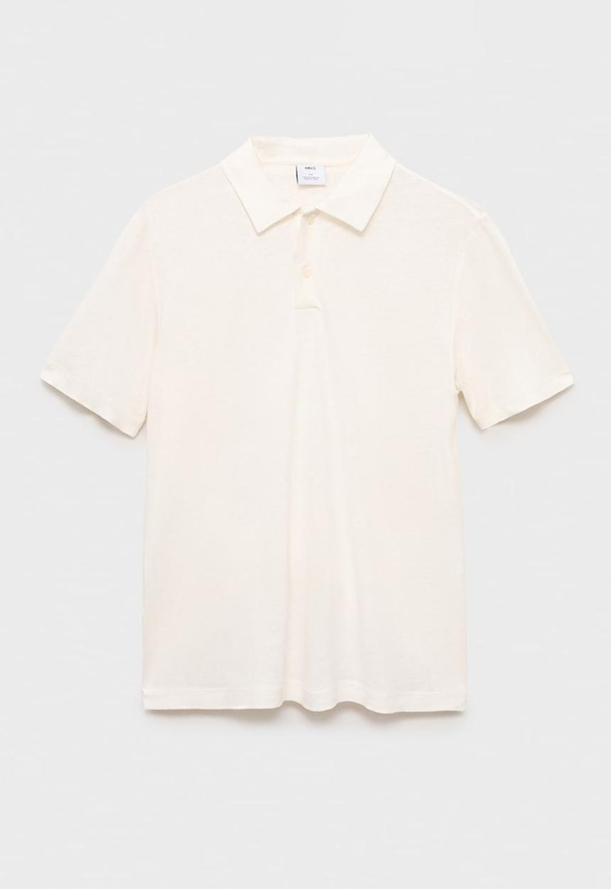 MANGO - Poloshirt AMBERES - White