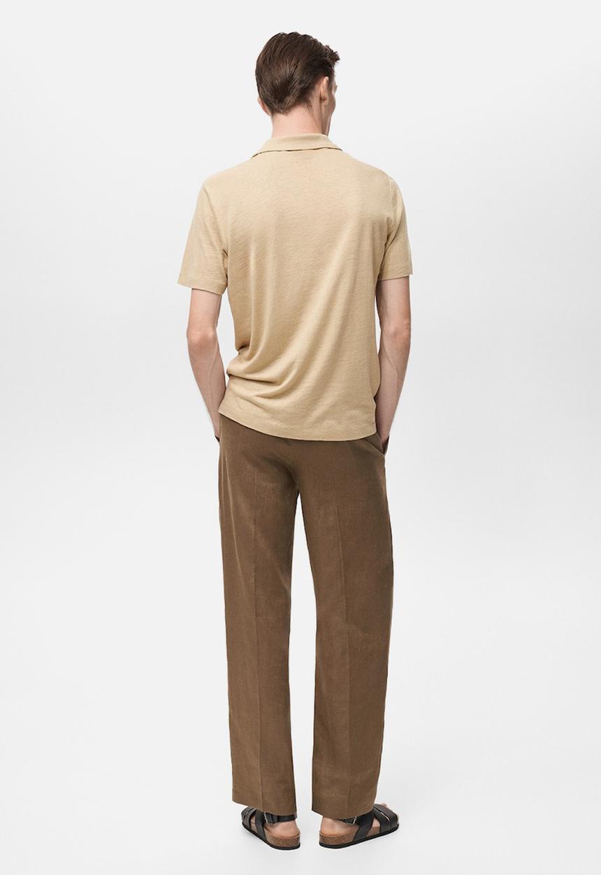 MANGO - Poloshirt AMBERES - Light Beige