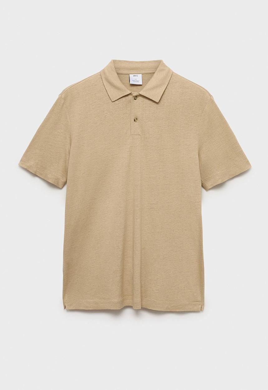 MANGO - Poloshirt AMBERES - Light Beige